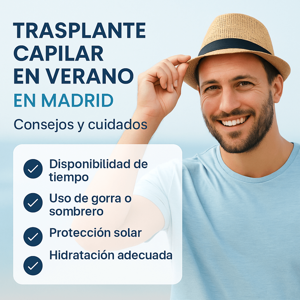 Trasplante capilar en verano en madrid donde?