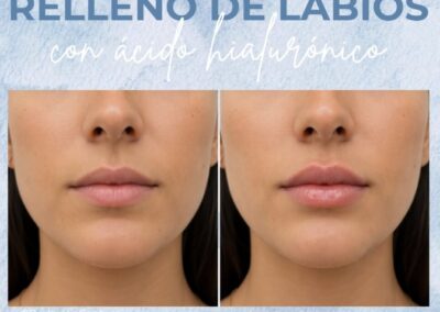 Antes y Despues Relleno de Labios Madrid 1